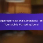 Budgeting for Seasonal Campaigns: Timing Your Mobile Marketing Spend