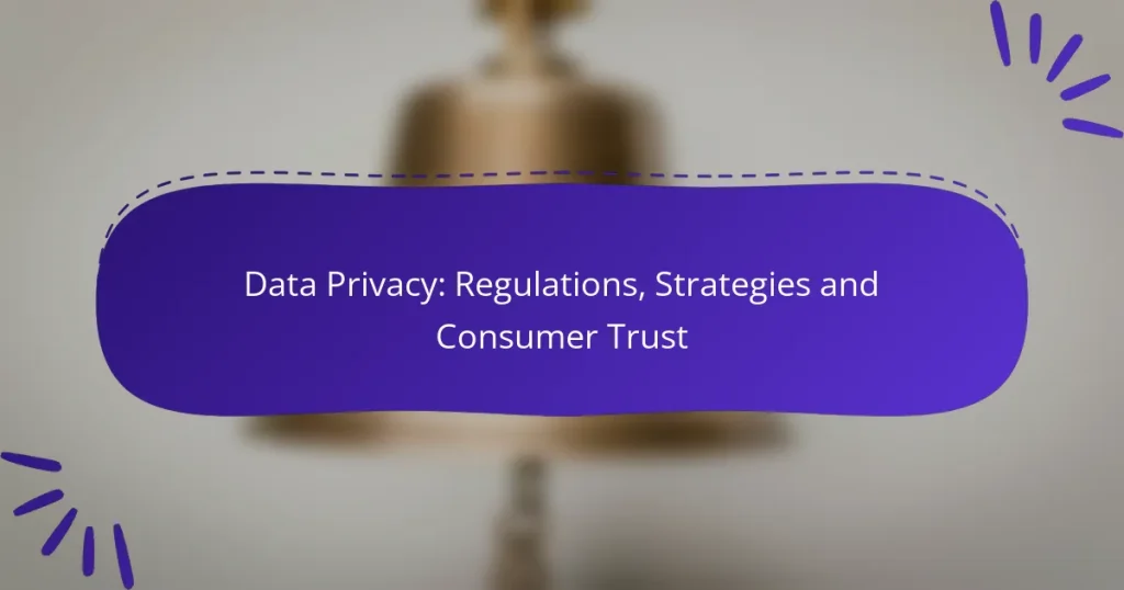 Data Privacy: Regulations, Strategies and Consumer Trust